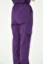 Purple Lycra Cargo Pocket Jogger Leg Doctor Nurse Uniform Single Bottom Unisex - 5