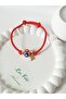 Marteniçka Letter Bracelet, Lucky Bracelet, Red String Bracelet, Friendship Bracelet, Evil Eye Bead - 6