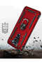 Case for Xiaomi Redmi Note 9 Dual Layer Polycarbonate Protection and Magnetic Holder Stand Ring - 5