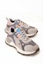 Women's High Sole Colorful Sneaker Lace-Up Sports Shoes