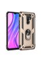 Xiaomi Redmi 9 Case Dual Layer Polycarbonate Protection and Magnetic Holder Stand Ring