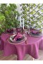 Royal 6 Pieces Stain-Resistant Plum Napkin Fabric Napkin - 2