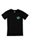 Black T-Shirt with Wild Life World Pocket Logo Design