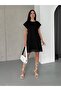 Women's Brode Skirt Detailed Short Sleeve Dress