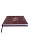 دفتر ملاحظات الموسيقى (مفتاح اليسار خط قطع مزدوج) + مخطط متعدد الألوان 100% صناعة يدوية (A/5) - 3