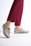 Genuine Leather Silver-g Women's Leather Ballerinas Dp16-0051 - 3