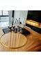 Glass Transparent 6-Piece Kuala Figured Drinking Straw Set - 2