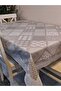 مفرش زيت من مادة PVC غير قابلة للانزلاق - مفرش طاولة جاهز للمسح مقاس 120 × 150 قابل للمسح - 5