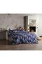 Ranforce Charm Duvet Cover Set Double - Dark Blue