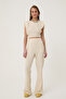 High Waist Pocket Trousers Natural