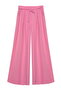 Wide Leg Trousers with Tie Detail Pink - 2