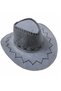 Suede Color Cowboy Hat Adult Children's Party Hat April 23 Leisure Costume Accessory - 4