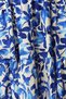 Blue Floral Skater Gipe Collar Detail Shally Woven Midi Dress TWOSS24EL00952 - 4