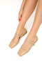 Tan Patent Leather Women's Ballerinas 18891 - 4