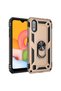 Case for Samsung Galaxy A01 Case Dual Layer Polycarbonate Protection and Magnetic Holder Stand Ring