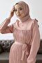 Pleated Front Ruffle Detail Set - Powder - 2