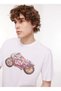 Levis Levis Crew Neck Printed White Men's T-Shirt A2082-0171 - 4