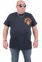 Men's Large Size T-Shirt - Crew Neck, Cobra 24127 NAVY