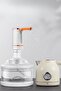 ®   40 and 80 Second Adjustable Folding Automatic Bottle Pump White - 2