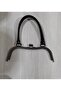 Leather handle metal purse clip - 2
