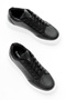 Women's Black Poly Sole Lace-Up Sports Shoes - 3
