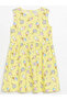 LCW Kids Crew Neck Patterned Girl's Dress