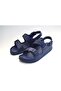 Double Striped Beach Daily Summer Navy Blue Eva Sandals/Slippers - 3