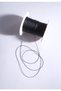 0.5 mm 50 Meters Polyester Rosary Cord Black Color Polyester Cord