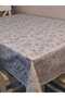قماش زيتي PVC منقوش قابل للمسح ومضاد للانزلاق مقاس 120 × 150 - مفرش طاولة جاهز - 5