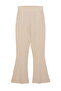 High Waist Pocket Trousers Natural - 2