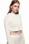 Crop Triko Kazak Krem - 4