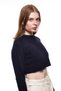 Crop Triko Kazak Lacivert - 4