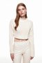 Crop Triko Kazak Krem - 3