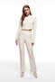 Crop Triko Kazak Krem - 2