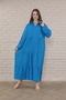 Women's long sleeve plus size woven dress - 3