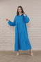 Women's long sleeve plus size woven dress - 5