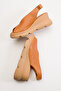 Women's Skin Genuine Leather Wedge Heeled Sandals 6202 - 7