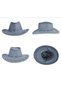 Suede Color Cowboy Hat Adult Children's Party Hat April 23 Leisure Costume Accessory - 3