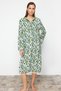 Geometric Print Maxi Woven Tassel Beach Dress TBESS24EL00105