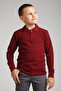 Long Sleeve School Polo Collar T-shirt - 2