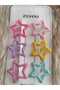 Enamel Pastel Colored Starry 6-Piece Children's Snap Buckle - 2