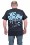 Men's Plus Size Crew Neck T-Shirt New Generation 24130 NAVY BLUE - 2