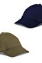 Unisex Khaki and Navy Blue 2-Piece Baseball Cap Set