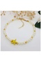 Red Starfish & Acrylic Pearl Women's Anklet - 2