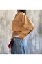 Mink Cotton Gabardine Short Oversize Jacket 25171 - 6