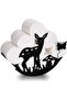 Deer Themed Metal WC Toilet Paper Holder - 6