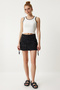 Embroidered Detailed Strappy Knitted Blouse White Lhf0003 - 4