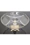 DIVIDED SERVICE PLATE WITH CAST FOOT GOLD DETAIL & PRESENTATION & COFFEE PLATE & FRAME 30CM