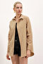 3900 Oversize Long Basic Shirt - Biscuit