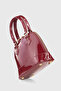 Claret Red Patent Leather Versatile Crossbody Bag 258